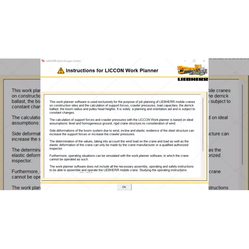 LIEBHERR LICCON UNIVERSAL WORK PLANNER 6.21 [2022]