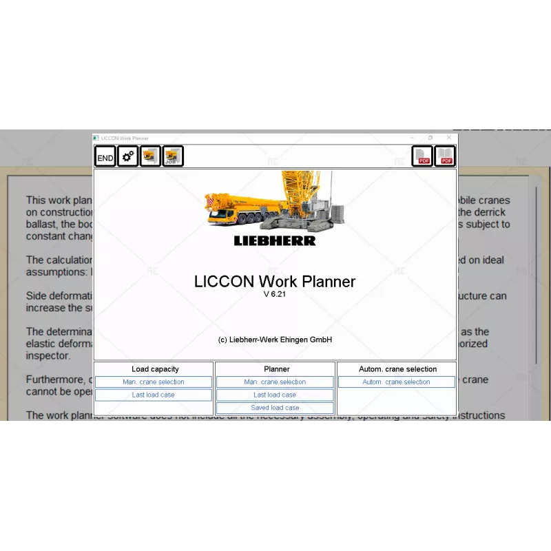 LIEBHERR LICCON UNIVERSAL WORK PLANNER 6.21 [2022]