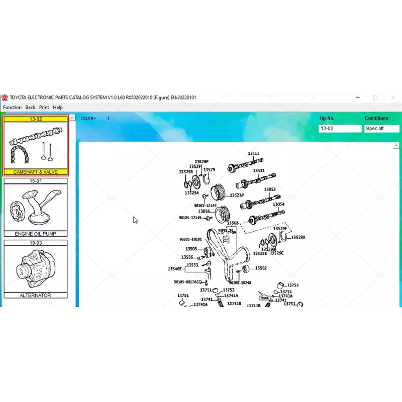 TOYOTA & LEXUS ELECTRONIC PARTS CATALOGUE EU 2022.01 [2022]