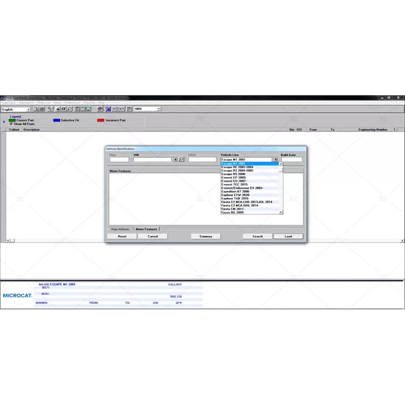 FORD MICROCAT ASIA PACIFIC & AFRICA 2022.01