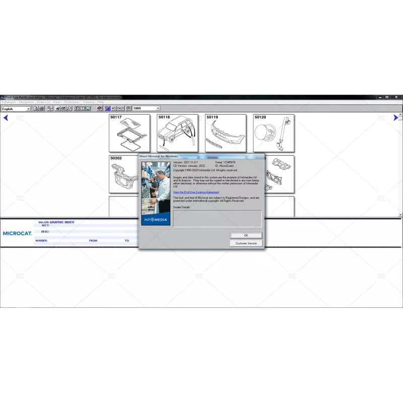 FORD MICROCAT ASIA PACIFIC & AFRICA 2022.01