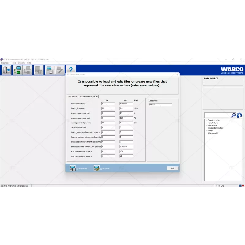 WABCO ODR TRACKER 4.50