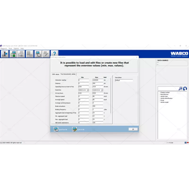 WABCO ODR TRACKER 4.50