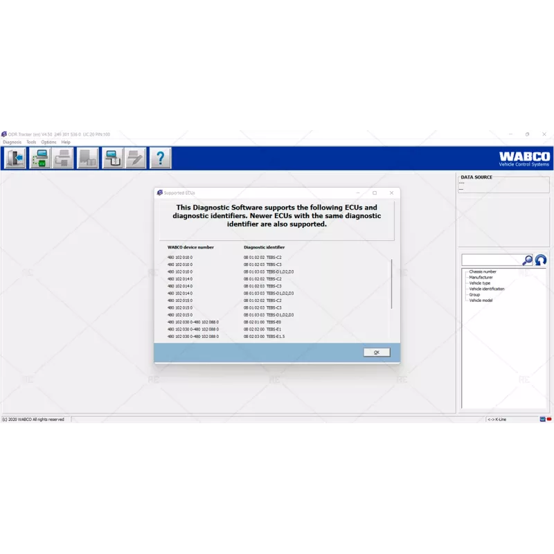 WABCO ODR TRACKER 4.50