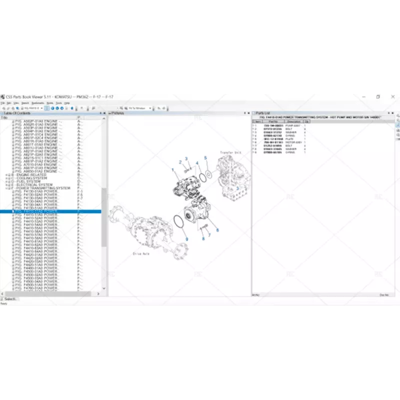 KOMATSU CSS EPC FORKLIFT USA 5.11 [2021.11]