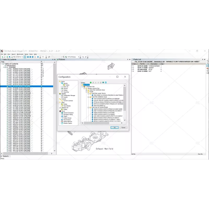 KOMATSU CSS EPC FORKLIFT USA 5.11 [2021.11]