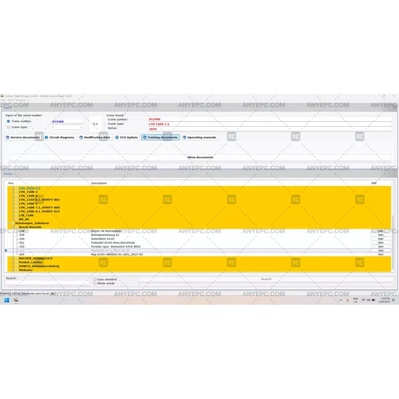 LIEBHERR MOBILES SERVICE PORTAL 1.8.4.0 [2021.11]