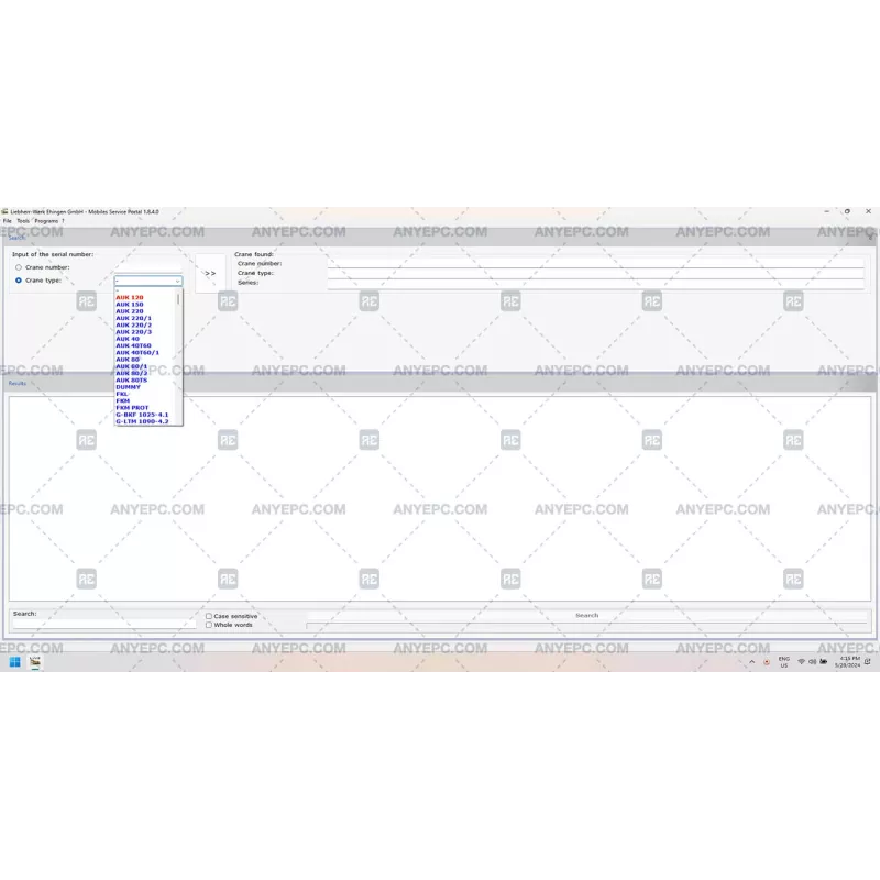 LIEBHERR MOBILES SERVICE PORTAL 1.8.4.0 [2021.11]