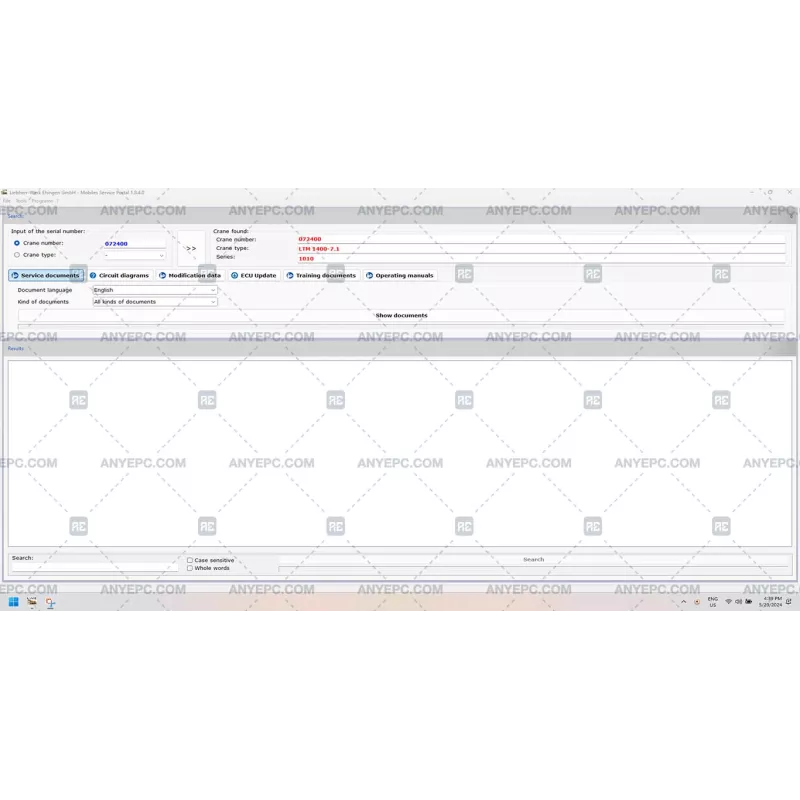 LIEBHERR MOBILES SERVICE PORTAL 1.8.4.0 [2021.11]
