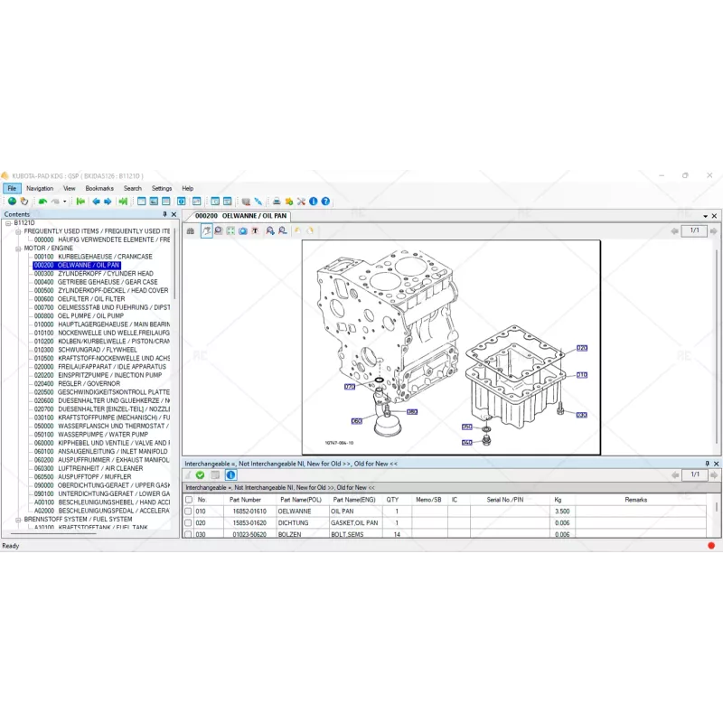 KUBOTA EPC KDG GERMAN 2021.10