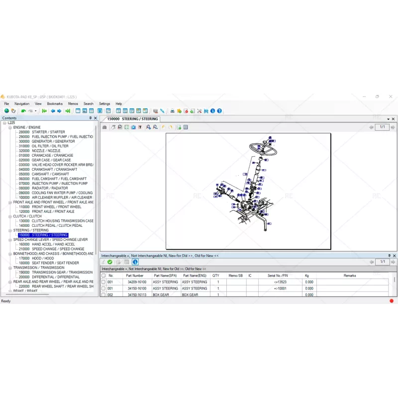 KUBOTA KE EPC 2021.10