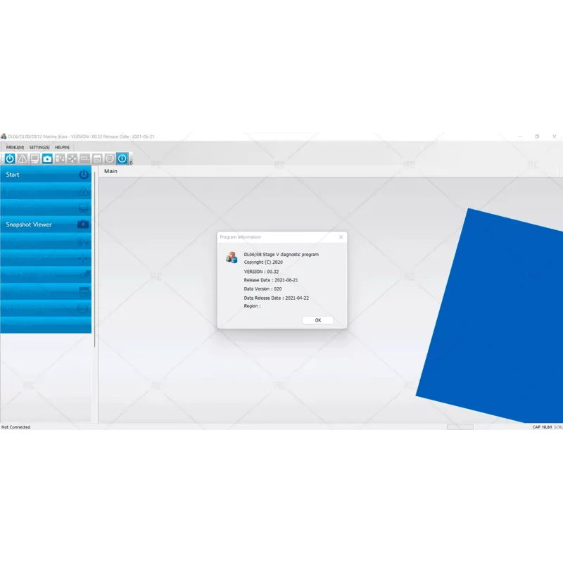 DOOSAN ELECTRONIC MARINE ENGINE SCAN TOOL DX12 DL06-08 STAGE V 0.32 [2021.06]