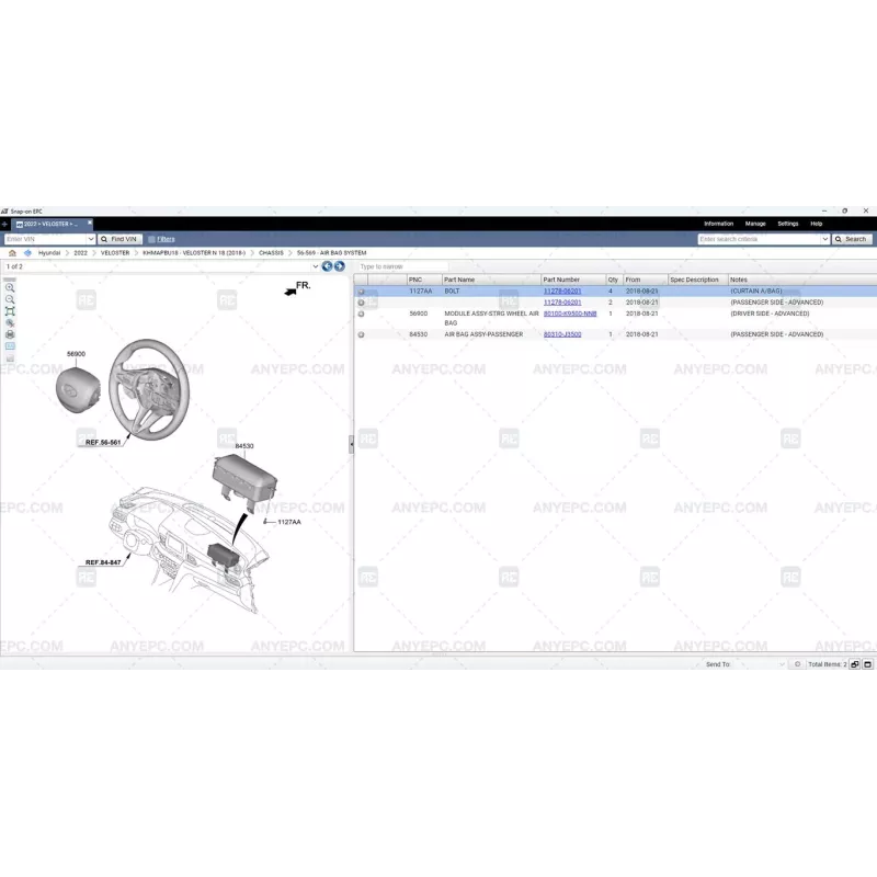 HYUNDAI SNAP-ON EPC NORTH AMERICA 2021.05