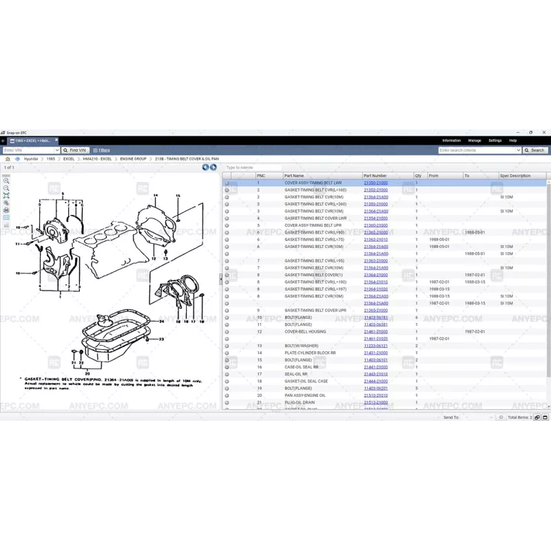 HYUNDAI SNAP-ON EPC NORTH AMERICA 2021.05