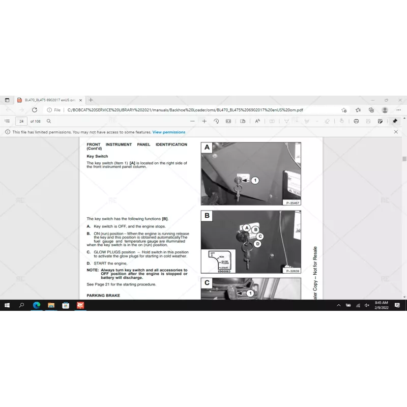 BOBCAT SERVICE LIBRARY 2021.03