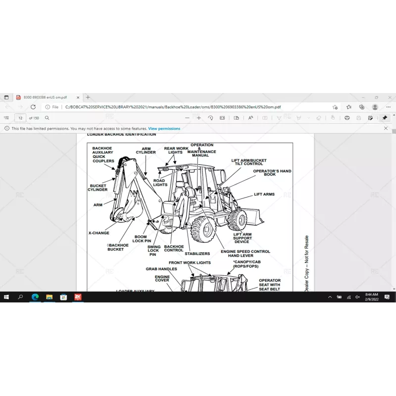 BOBCAT SERVICE LIBRARY 2021.03
