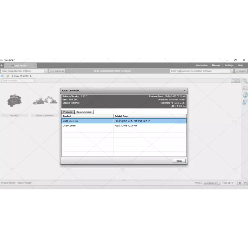 CASE CONSTRUCTION ASIA PACIFIC EPC 2021.03