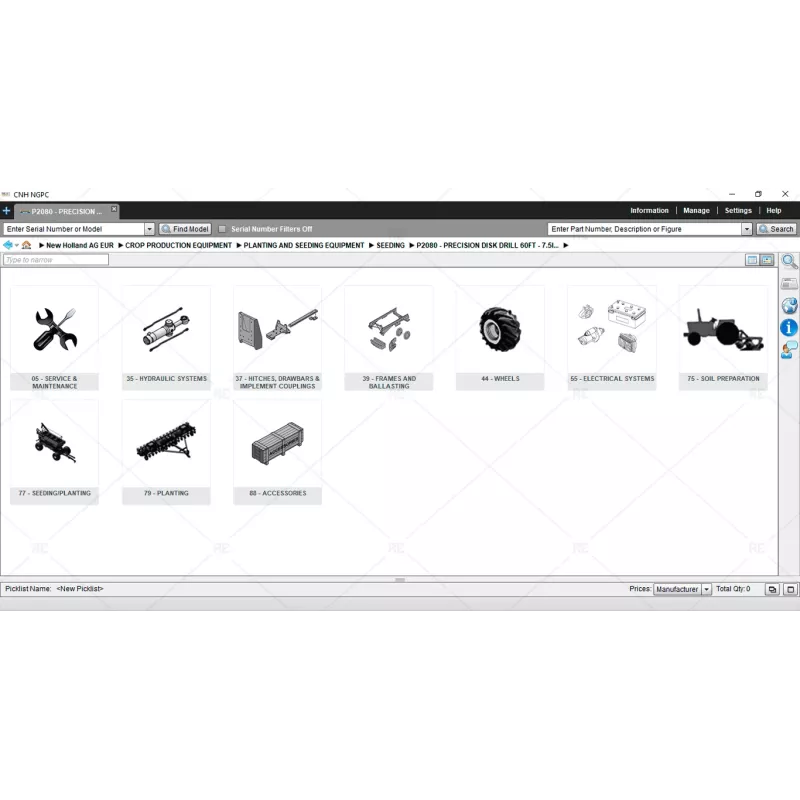 NEW HOLLAND AGRICULTURE EUROPE EPC 2.17.3 [2021.03]