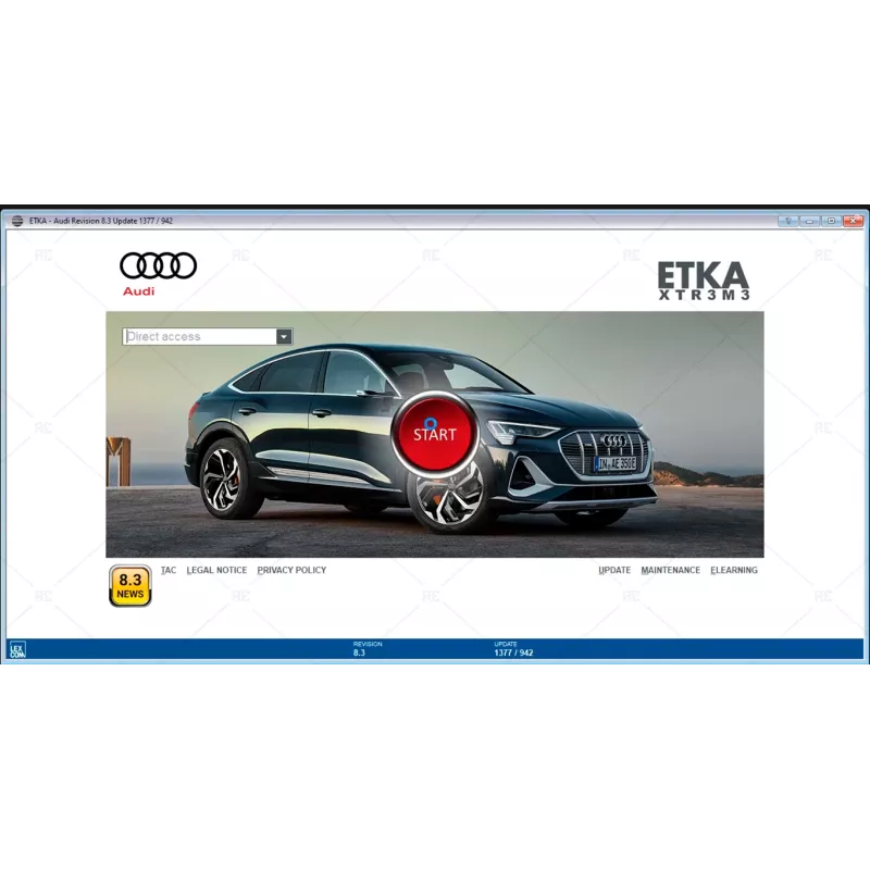 VOLKSWAGEN ETKA AUDI 8.3.0.12 [2021.02]