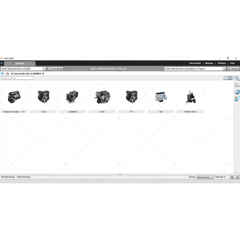 CASE AGRICULTURE LATIN AMERICA SPARE PARTS CATALOG 2021.02