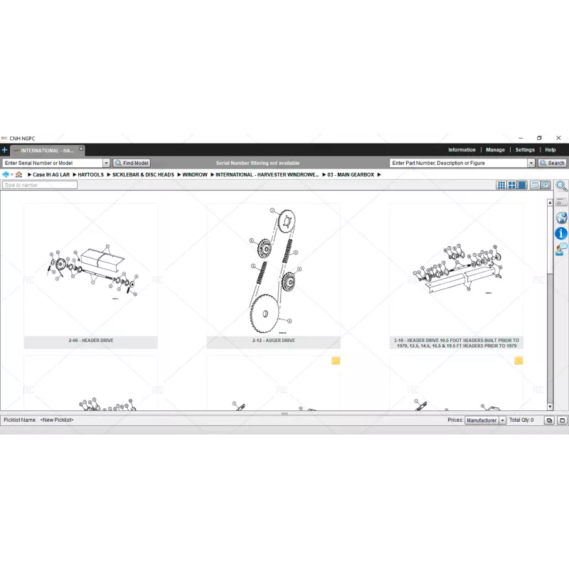 CASE AGRICULTURE LATIN AMERICA SPARE PARTS CATALOG 2021.02