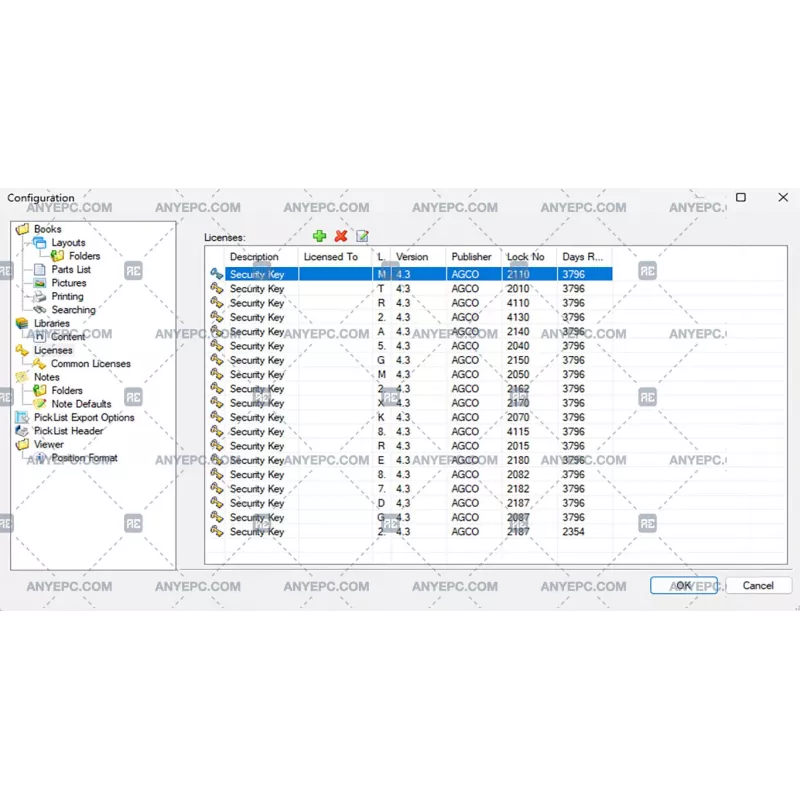 AGCO AG AGRICULTURAL ALL DATABASE (EU - UK) 2.1.80 [2021.02]
