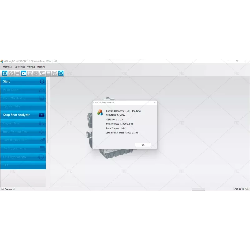 DOOSAN DIAGNOSTIC TOOL G2 SCAN DD 1.1.0 [2020.12]