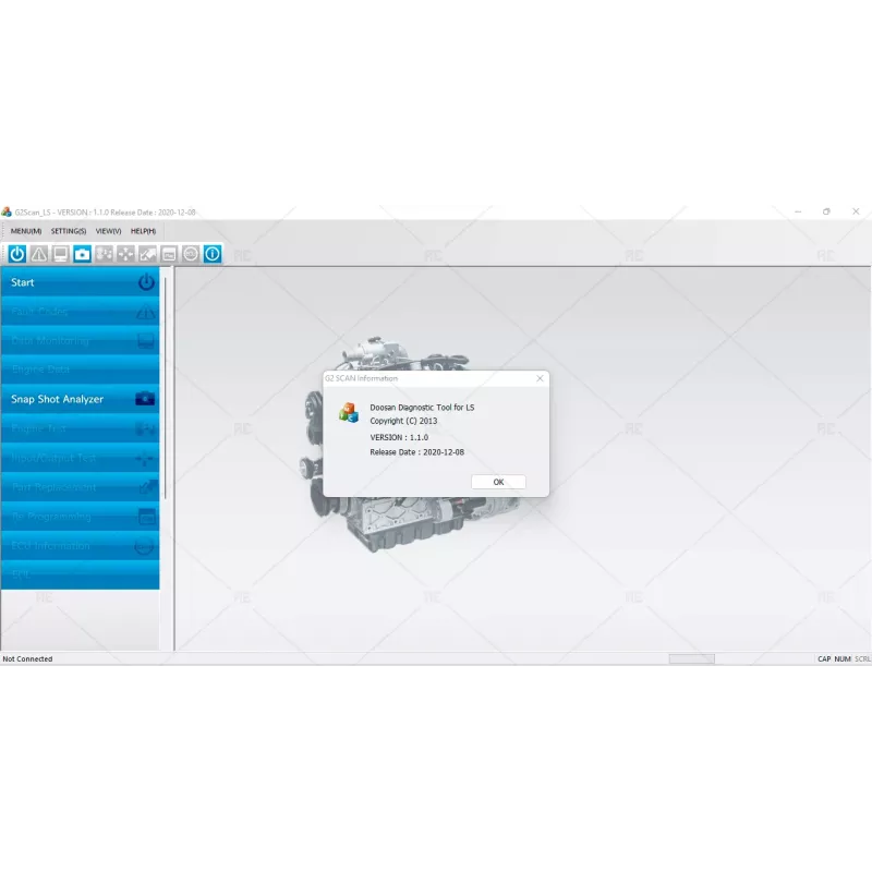 DOOSAN DIAGNOSTIC TOOL G2 SCAN LS ECU 1.1.2000 [2020.12]