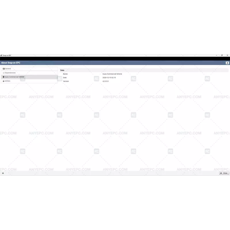 ISUZU COMMERCIAL VEHICLE TRUCKS SNAP ON NORTH AMERICA V2.0.0.0 [2020.12]