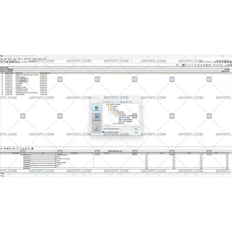 AGCO AG AGRICULTURAL ALL DATABASE SOUTH AMERICA (SA) 2020.11