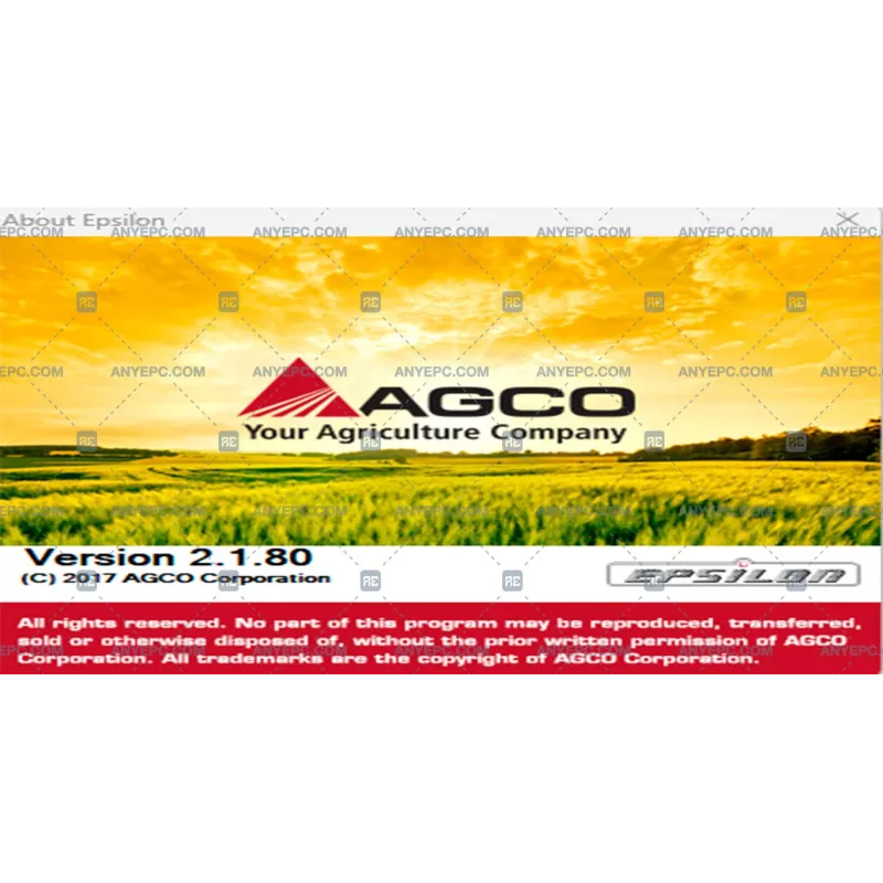 AGCO AG AGRICULTURAL ALL DATABASE SOUTH AMERICA (SA) 2020.11