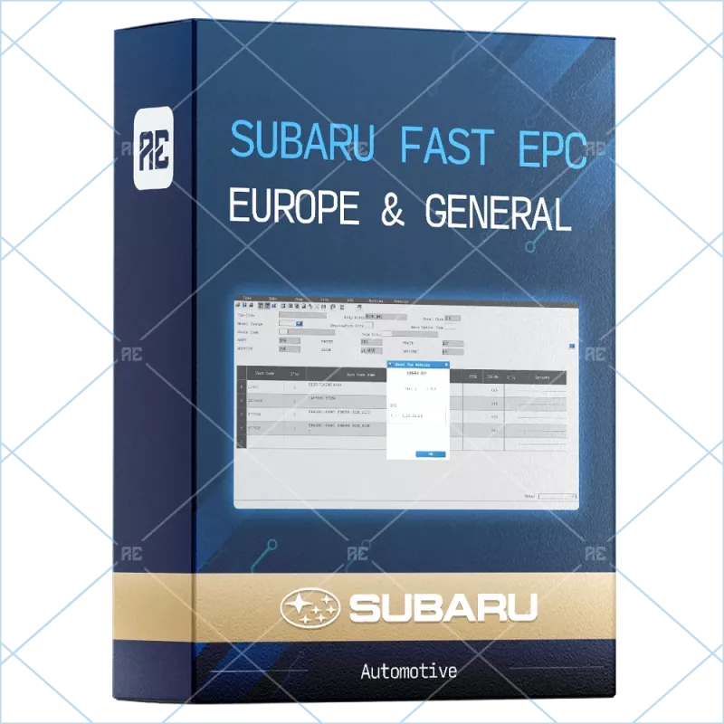SUBARU FAST EPC EUROPE & GENERAL 1.5.0 [2020.11]