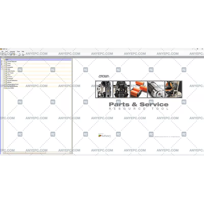 CROWN FORKLIFT PARTS AND SERVICE RESOURCE TOOL 5.0.3.182 [2020.11]
