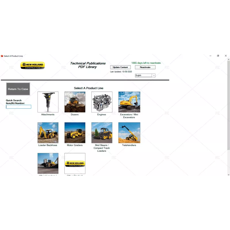 CASE CONSTRUCTION TECHNICAL PUBLICATIONS PDF LIBRARY 2020.09