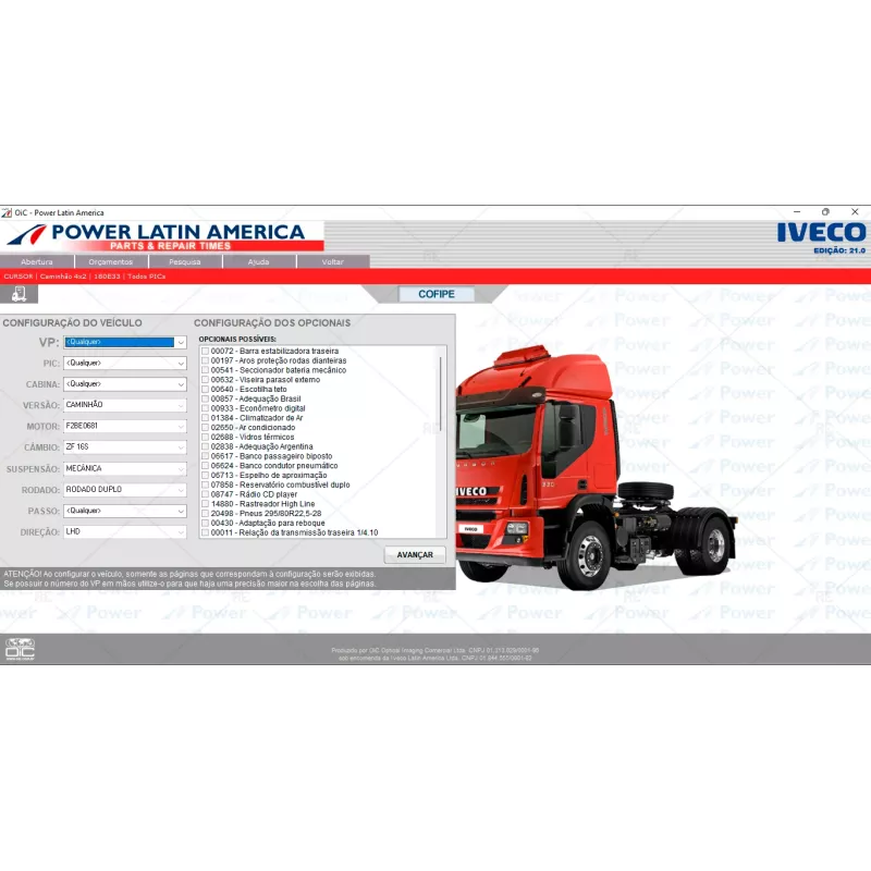 IVECO POWER LATIN AMERICA PARTS & REPAIR TIMES 2020.03