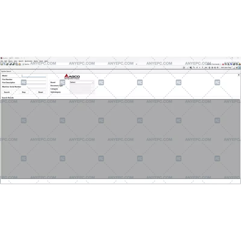 AGCO AG AGRICULTURAL ALL DATABASE NORTH AMERICA (NA) 2020.03