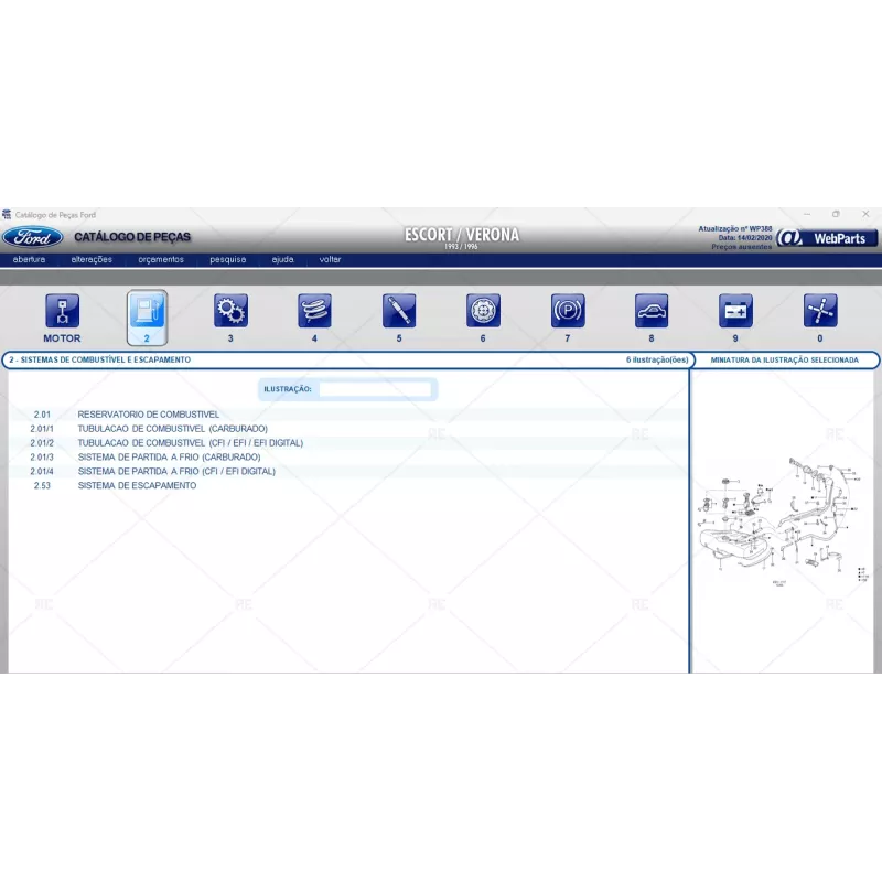 FORD WEBPARTS LATIN AMERICA 2020.02
