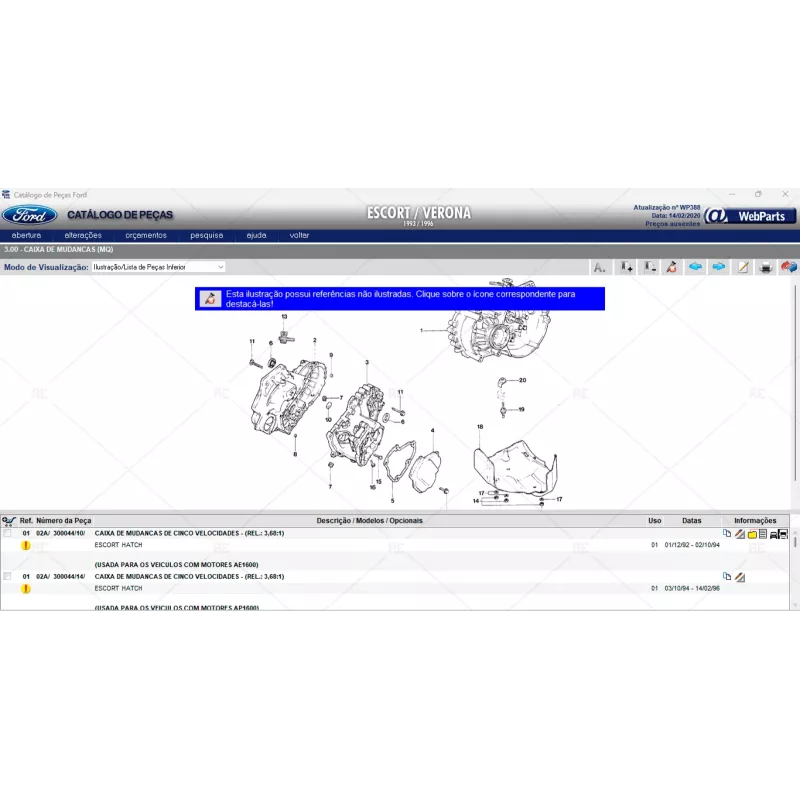 FORD WEBPARTS LATIN AMERICA 2020.02