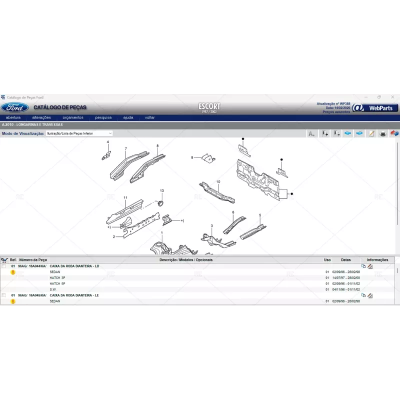 FORD WEBPARTS LATIN AMERICA 2020.02