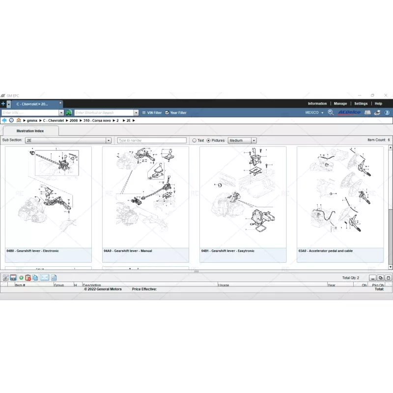 GENERAL MOTORS MEXICO EPC 2020.02