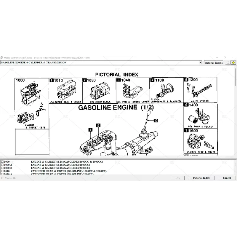 MAZDA ELECTRONIC PARTS CATALOGUE EUROPE 2020.02