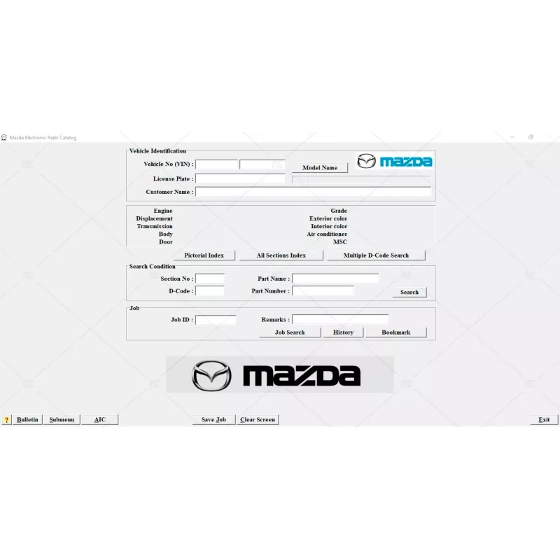 MAZDA ELECTRONIC PARTS CATALOGUE EUROPE 2020.02