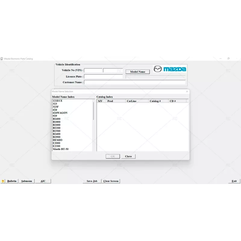 MAZDA ELECTRONIC PARTS CATALOGUE EUROPE 2020.02