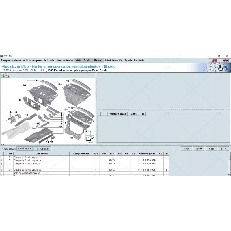 BMW ETK PARTS CATALOGUE 3.2.20 [2020.01]