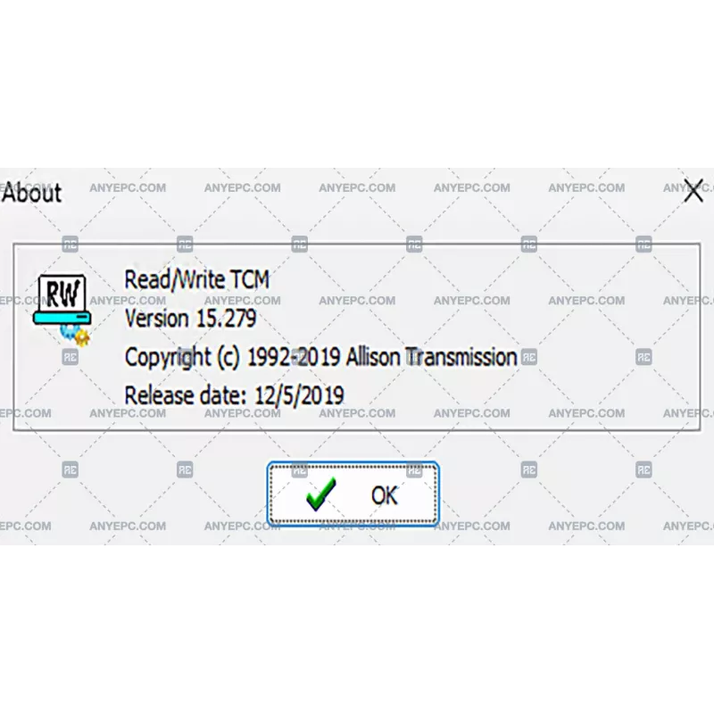 ALLISON TCM REFLASH 6.3 [2019.12]