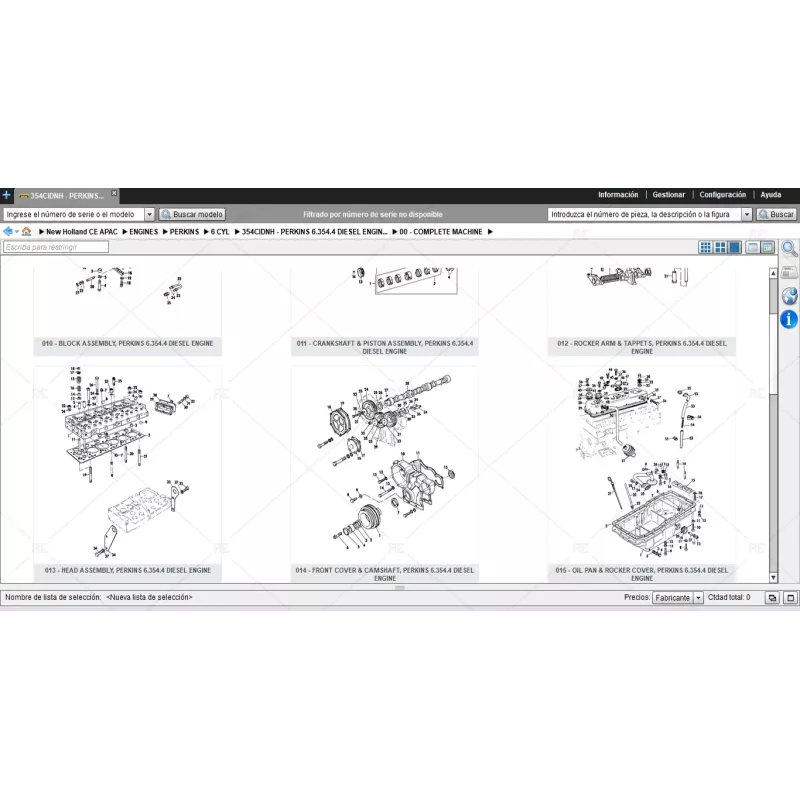 NEW HOLLAND CONTRUCTION ASIA PACIFIC SPARE PARTS CATALOG 2019.07
