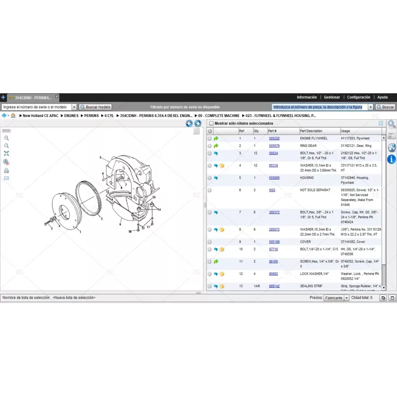 NEW HOLLAND CONTRUCTION ASIA PACIFIC SPARE PARTS CATALOG 2019.07