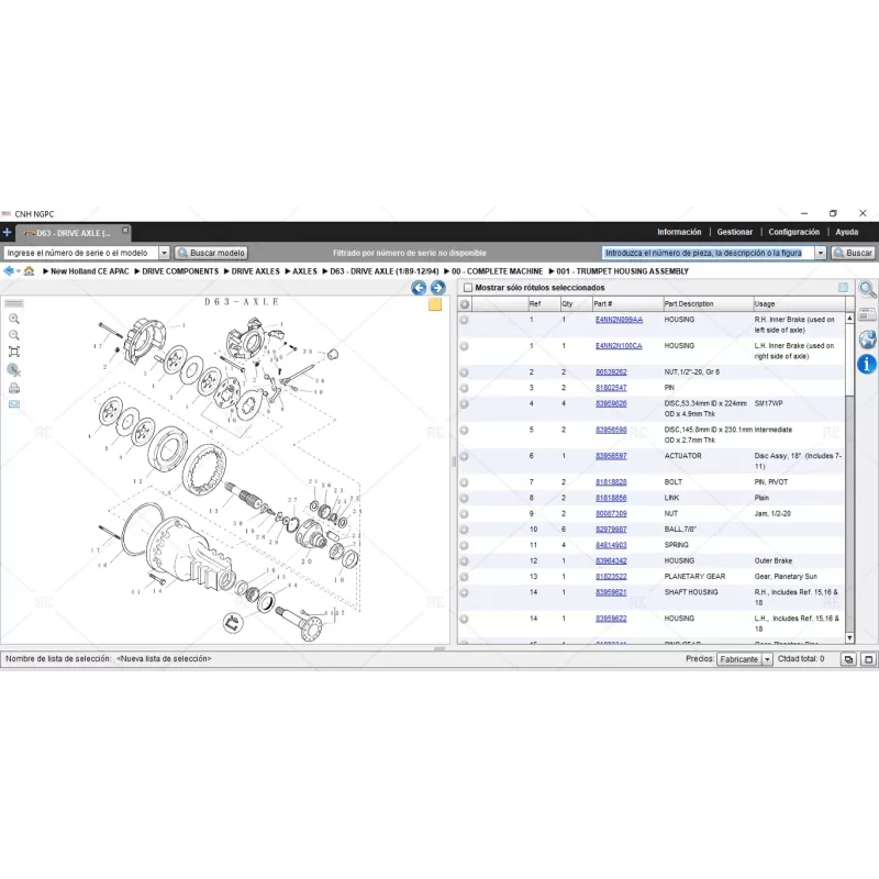 NEW HOLLAND CONSTRUCTION ASIA PACIFIC EPC 2.15.4 [2019.07]