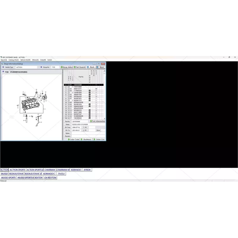 SSANGYONG EPC SYSTEM - [2019.07]