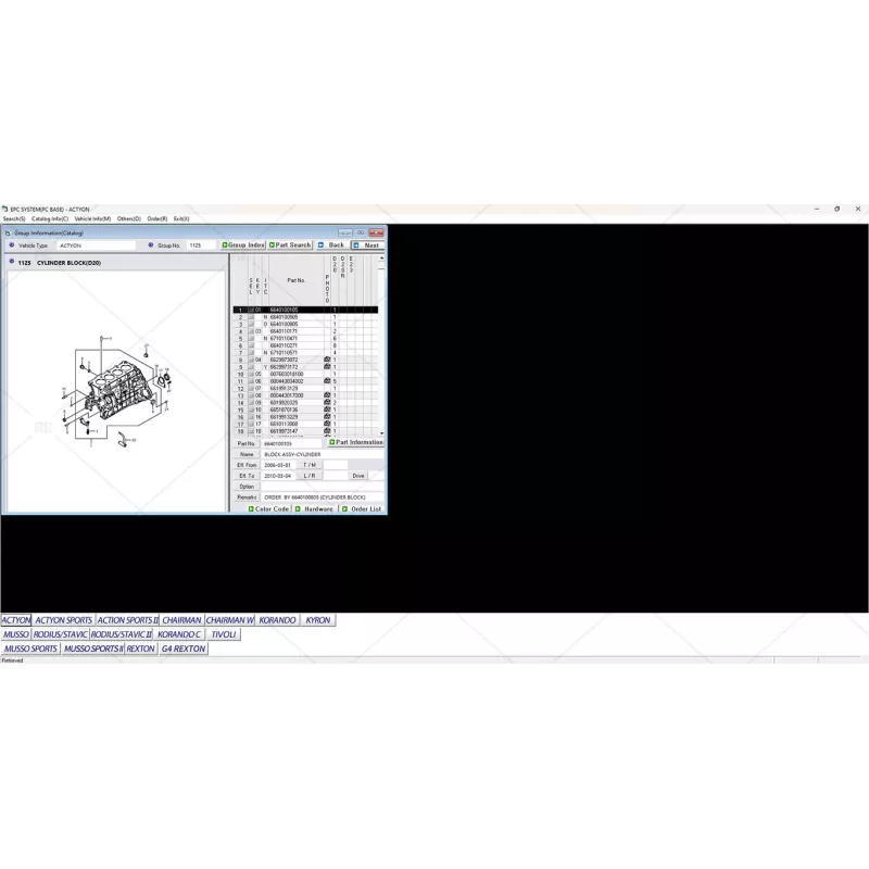 SSANGYONG EPC SYSTEM - [2019.07]